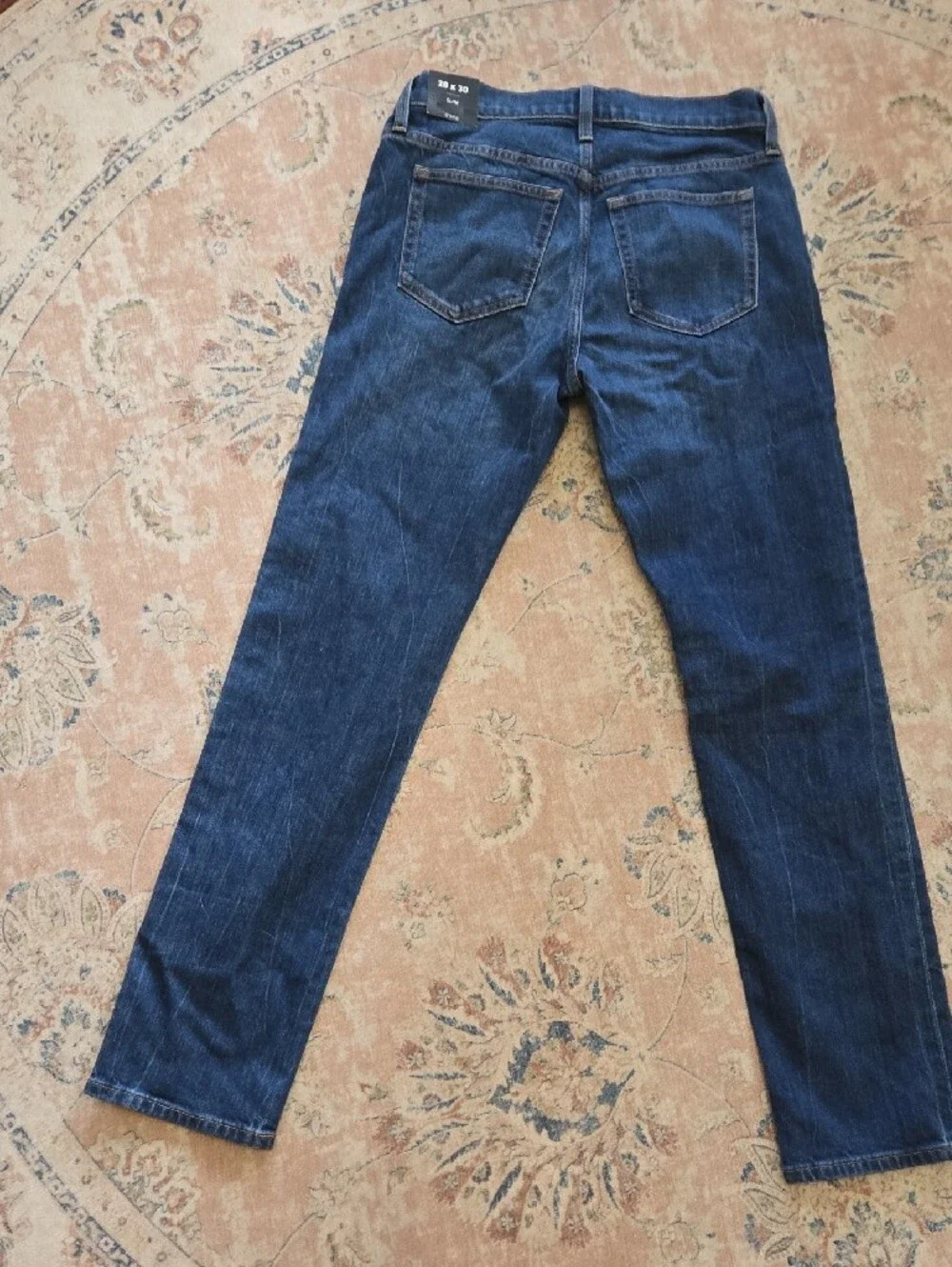 J. Crew Flex Slim Straight Blue Jeans Stretch Denim Classic 5 Pocket 28x30 NEW